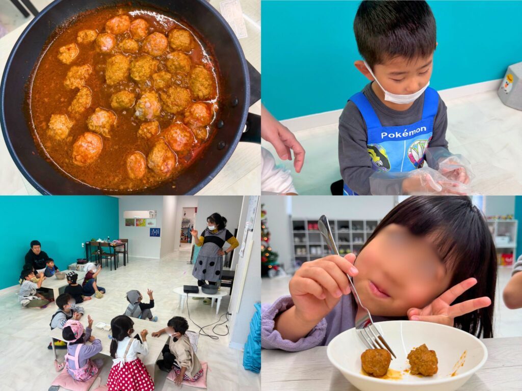 ミートボールのケチャップ煮込み🍅