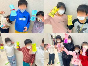 紙コップでパクパクキャラクターを作ろう🐰