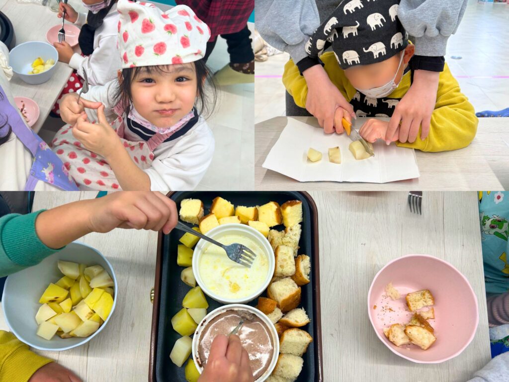 🍫🧀✨チョコ＆チーズフォンデュ🍫🧀✨