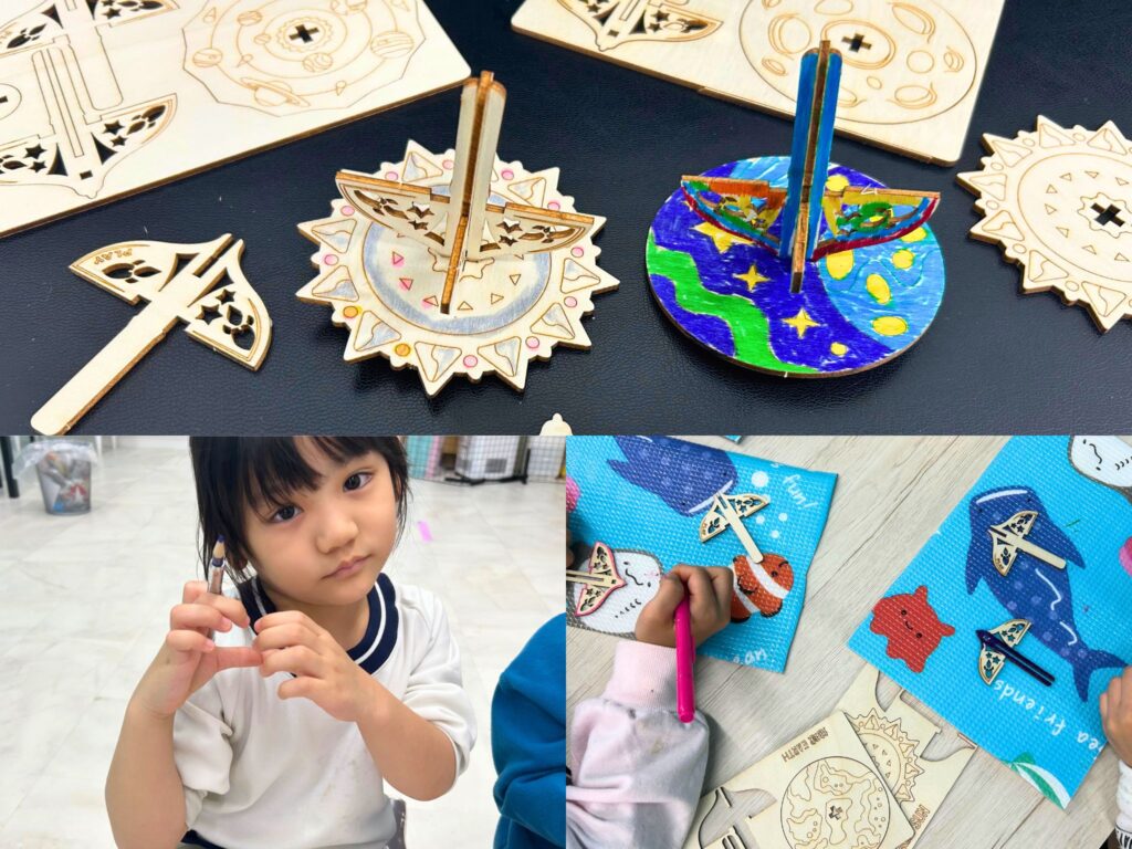 世界で一つだけのコマをつくろう！🌈✨