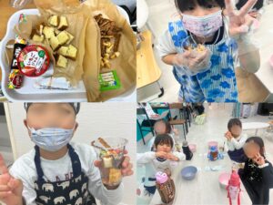 世界でひとつだけのオリジナルパフェ作り🍨🎂