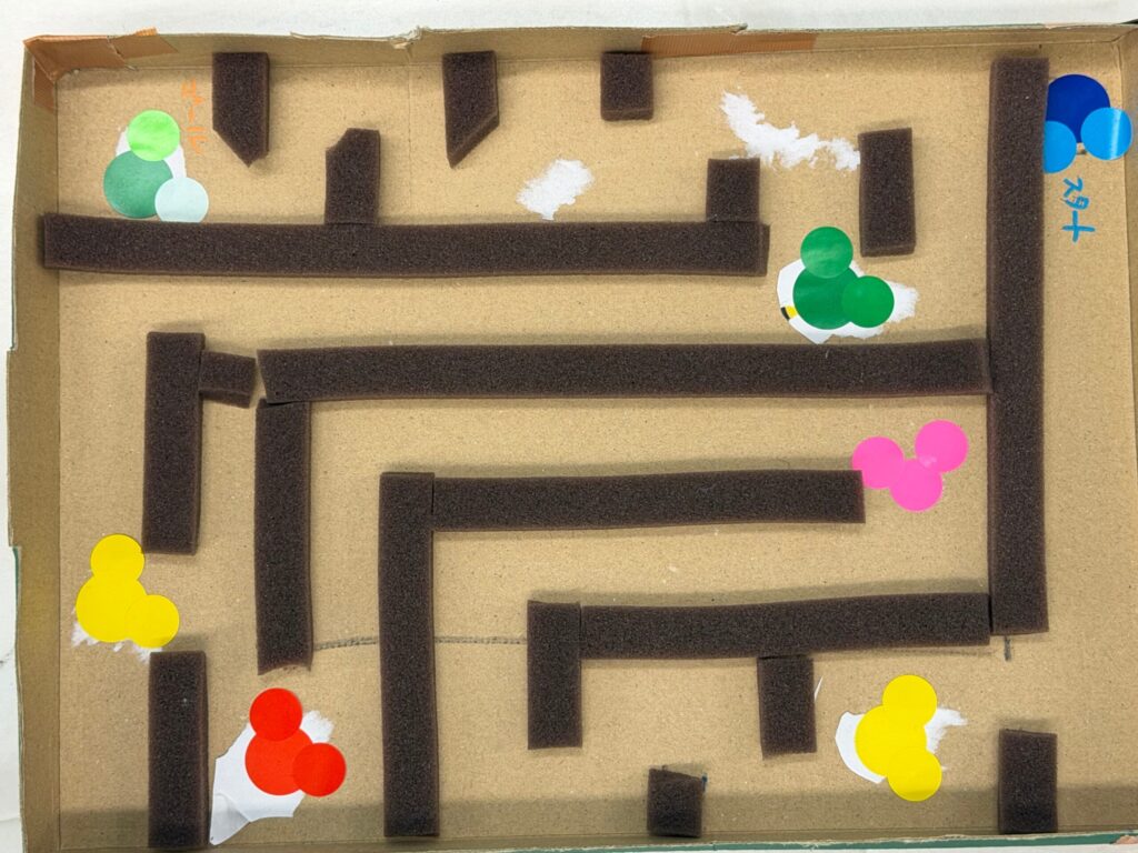 ビー玉迷路しよう🔵