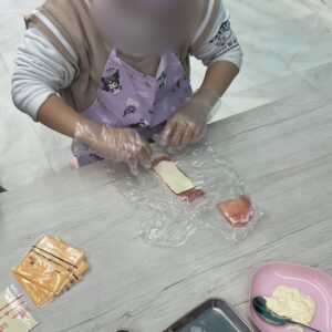 サクッと発見♪揚げないチーズかつ作り