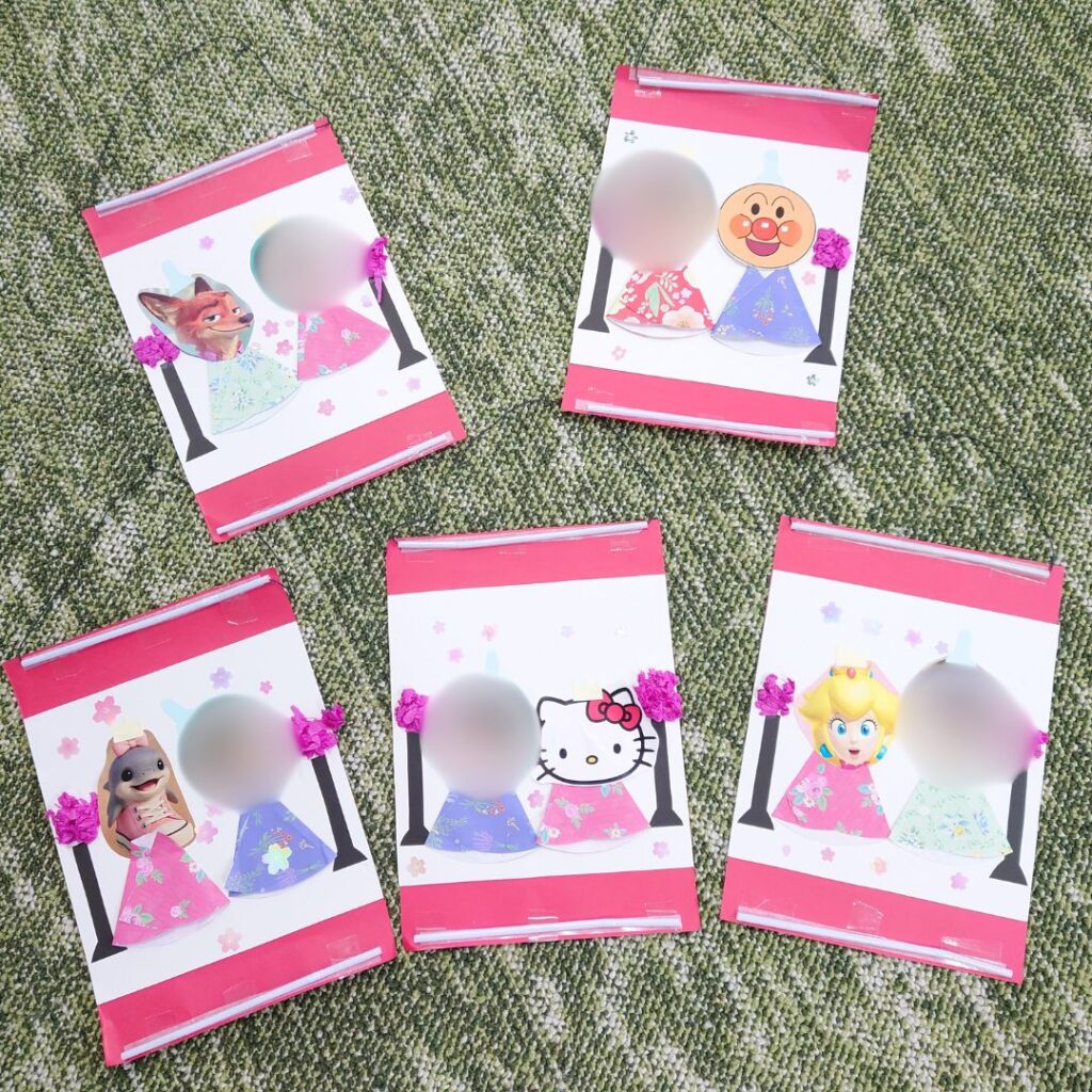 世界にひとつだけのひなまつり飾り