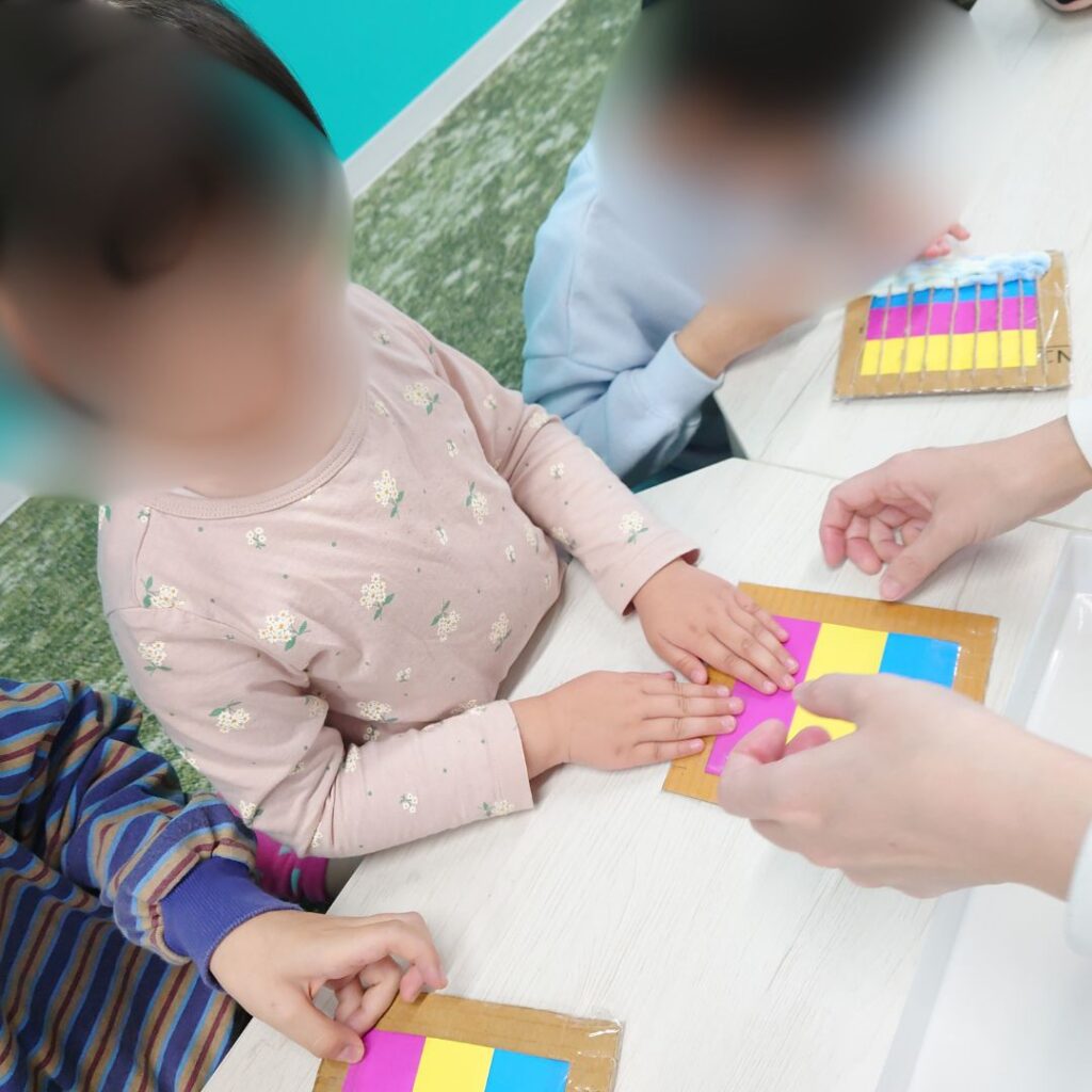 自分だけの色で編むコースター作り