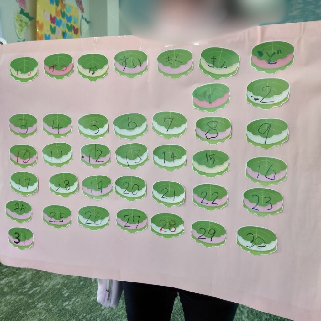 学びと工夫がつまった5月カレンダーづくり