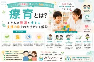 療育とは？子どもの発達を支える支援内容をわかりやすく解説