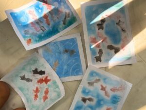パステルアートをしよう🐠