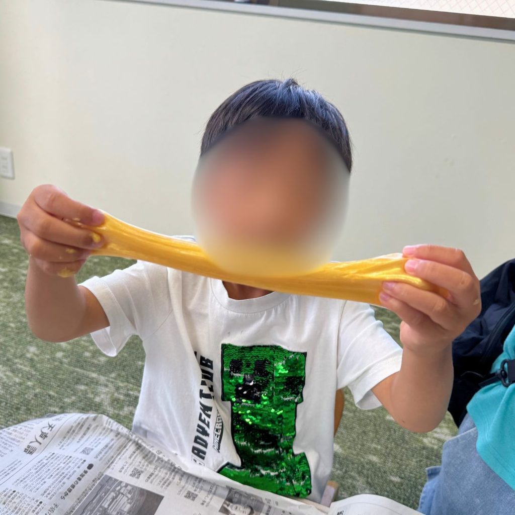 体あそびをしよう！スライムを作ろう！