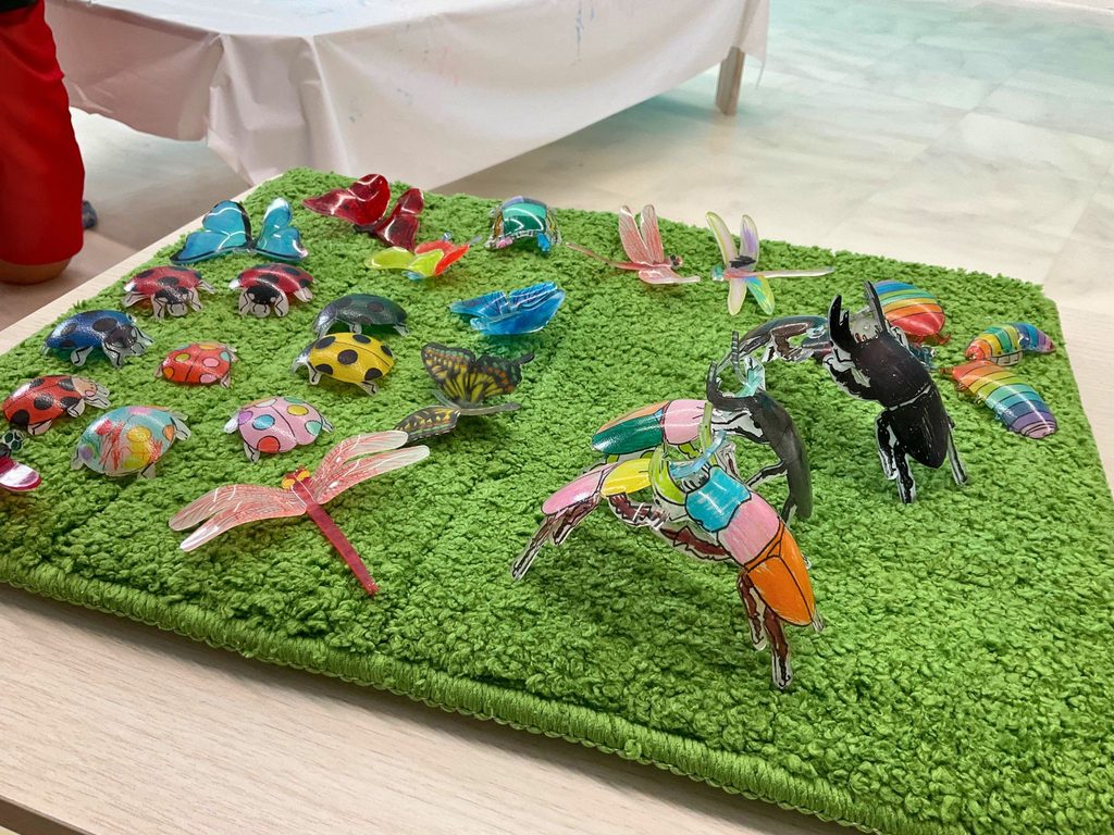 昆虫のプラバン